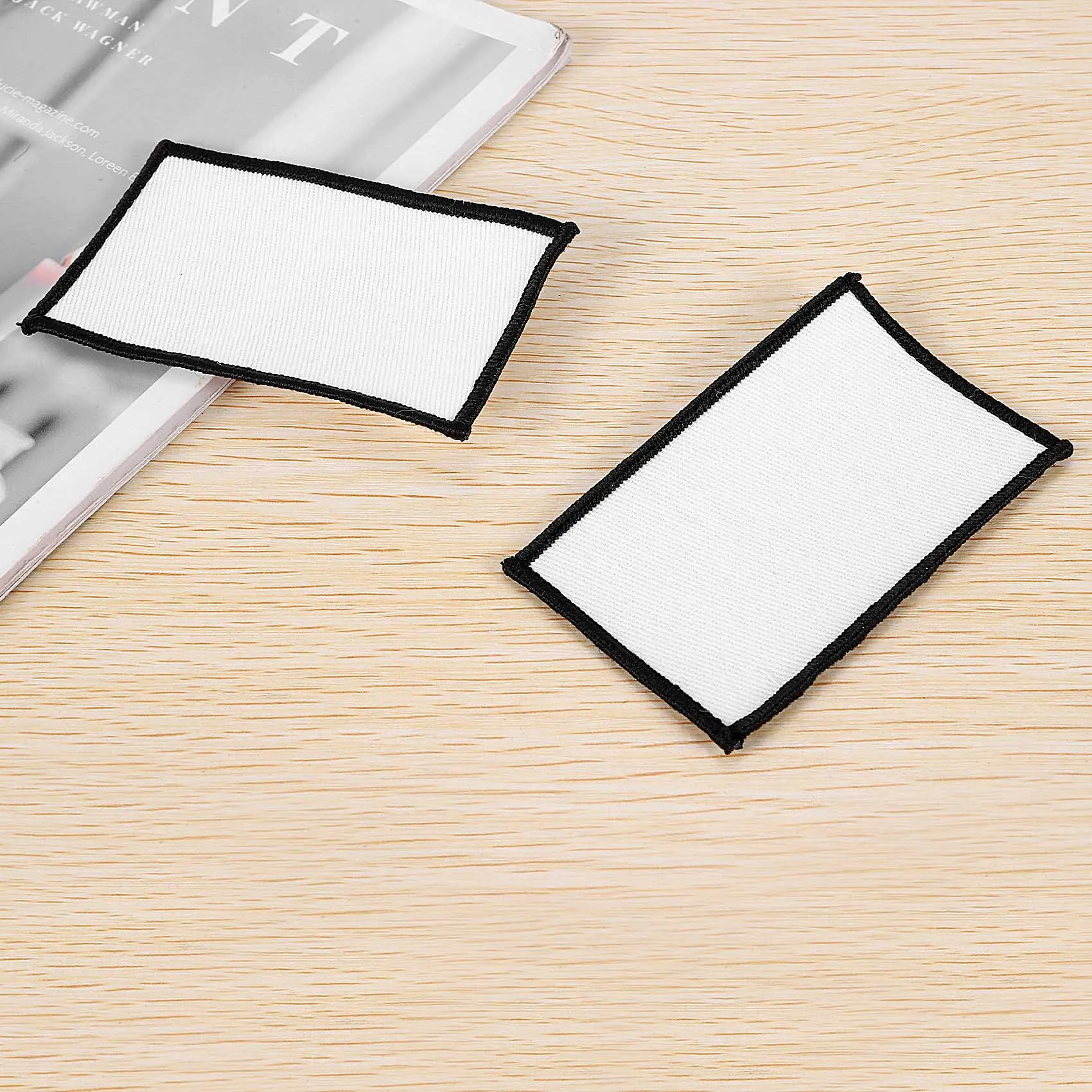 X11AA 18 Sublimation Decorative Blank Products, Fabric Ironing Custom Patches, DIY Personalized Clothes Patch Backpack Hat Bag