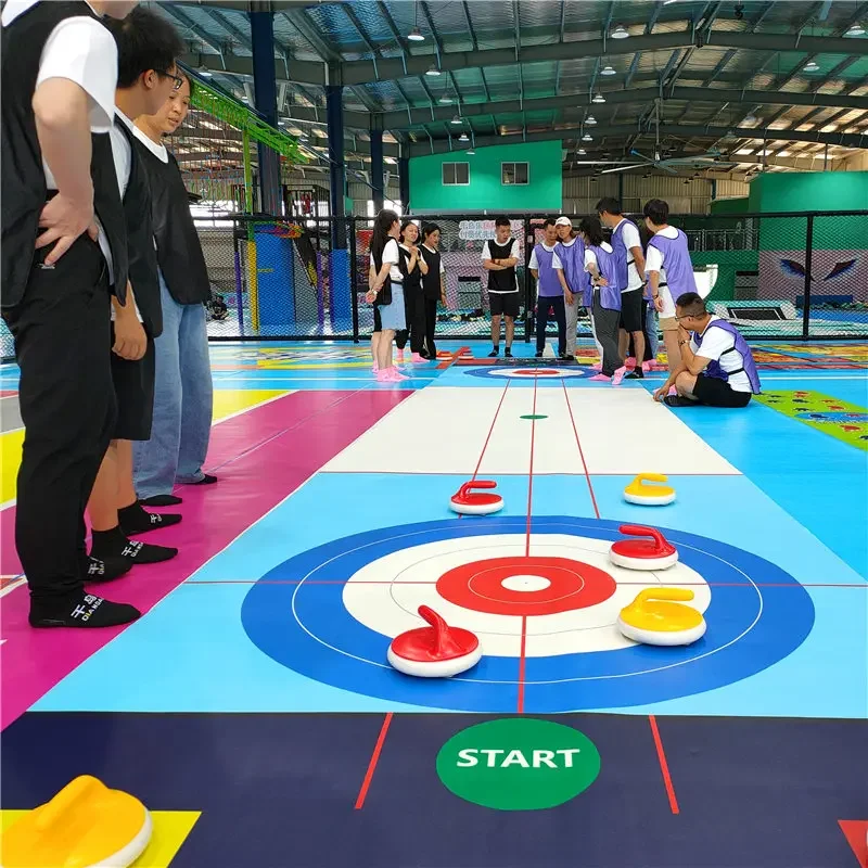 Dry land curling ball, pot ball, ball curling table, simulation of ice standard sports track