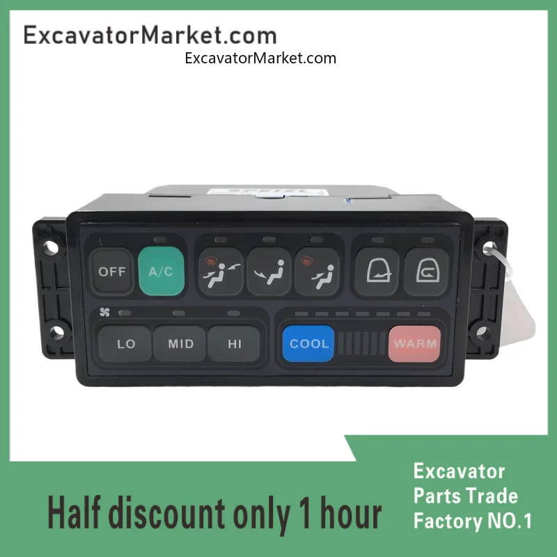 

For Doosan Daewoo Dh Dx150/220/225/300-5-7-9 Air Conditioning Controller Panel Switch Excavator Accessories High Quality