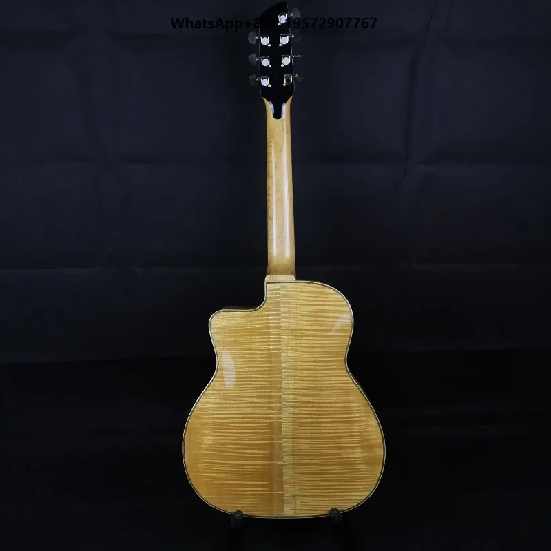 Handmade Custom Jazz Guitar Spruce Top Maple Back