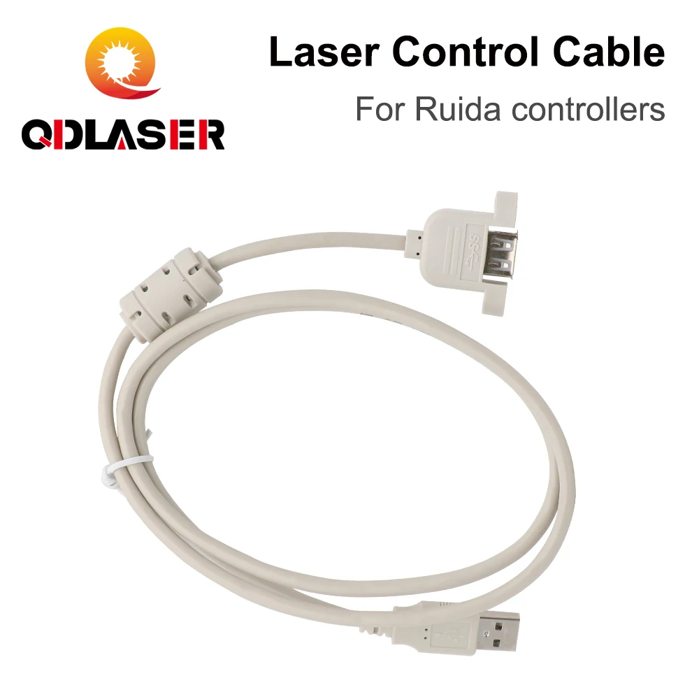 QdLaser Rdc6445g/s rdc6442s rdc6432 co2レーザーコントローラーUSB延長ケーブル電源ケーブルアダプターおよびネジパーツ