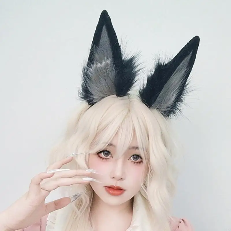 ぬいぐるみ動物の耳ヘアフープ軽量快適なヘッドピース女の子の日常着やテーマパーティー用
