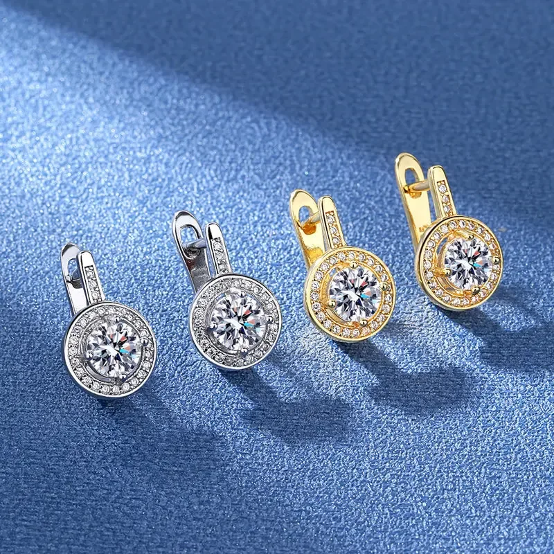 Luxury 925 Sterling Silver Zirconia Small Hoop Earring For Girls Child Wome Beautiful Aros Huggies Earring Jewelry