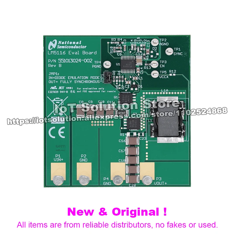 LM5116EVAL/NOPB — LM5116 Wide Vin Synchronous Buck Controller Evaluation Module