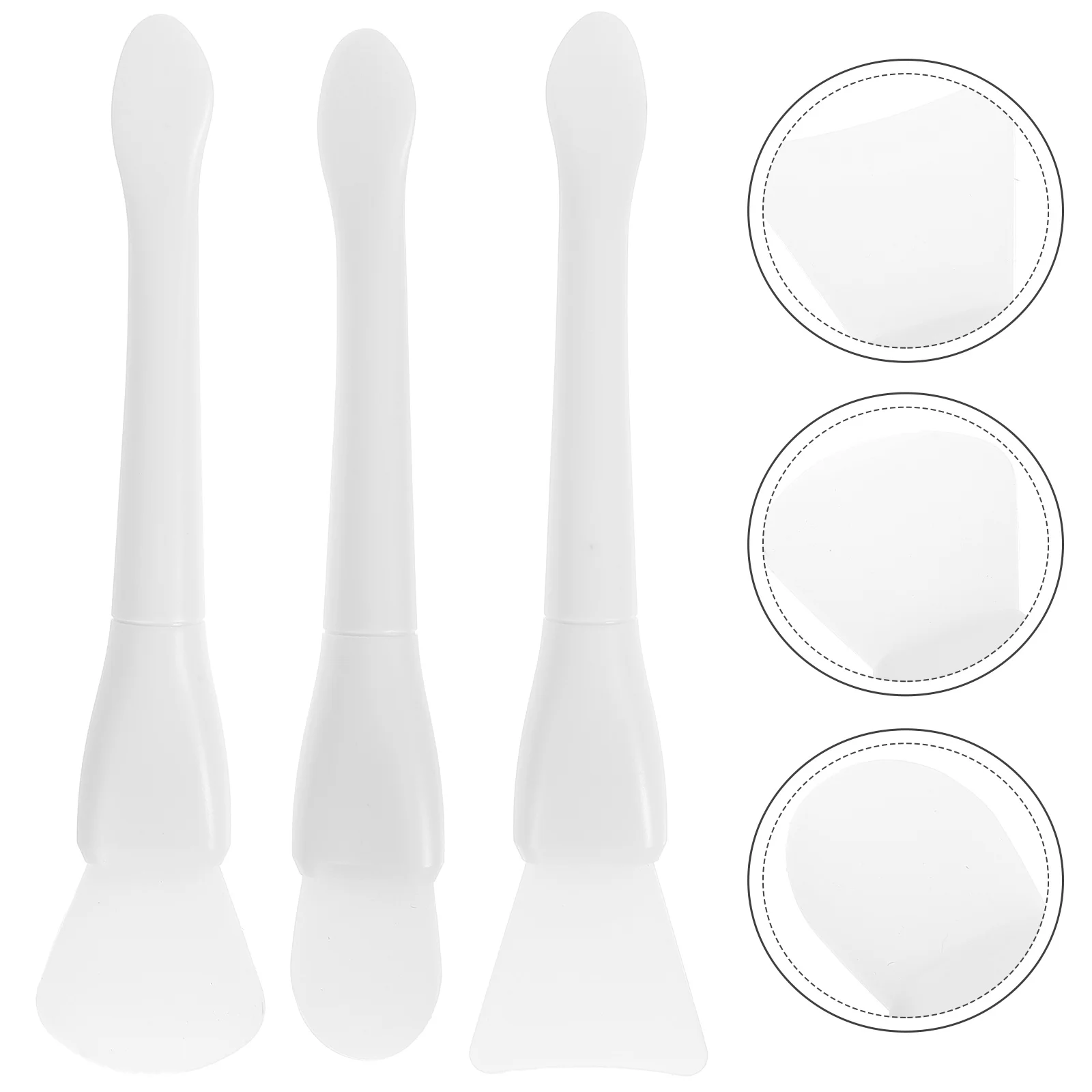 

3 Pcs Bowl Spatula Wax Cleaning Shovels Sealing Stamp Silicone Spatulas Tools Craft Decoration Reusable Spatulas