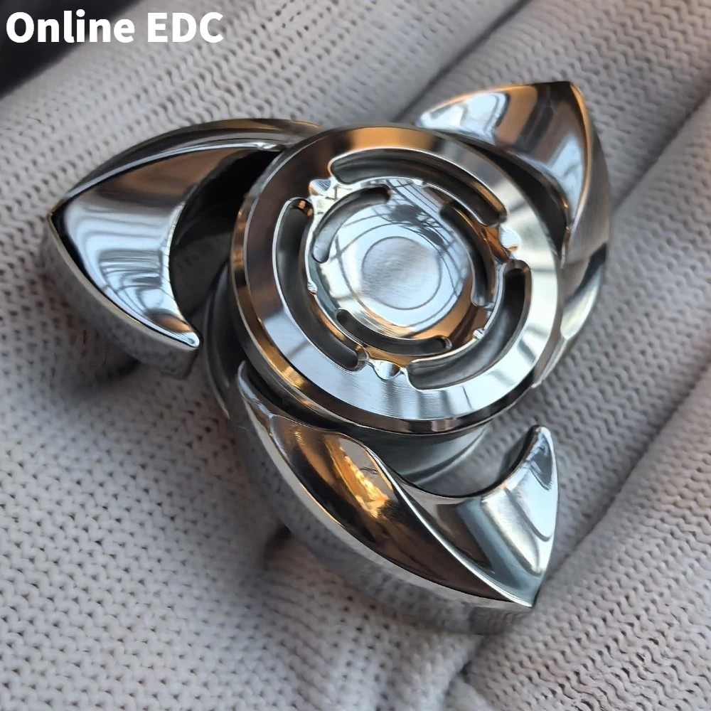 المملوكة مسبقًا Newbee EDC S.S ألعاب تململ مصقولة سبينر للبالغين أدوات تخفيف القلق الدوران