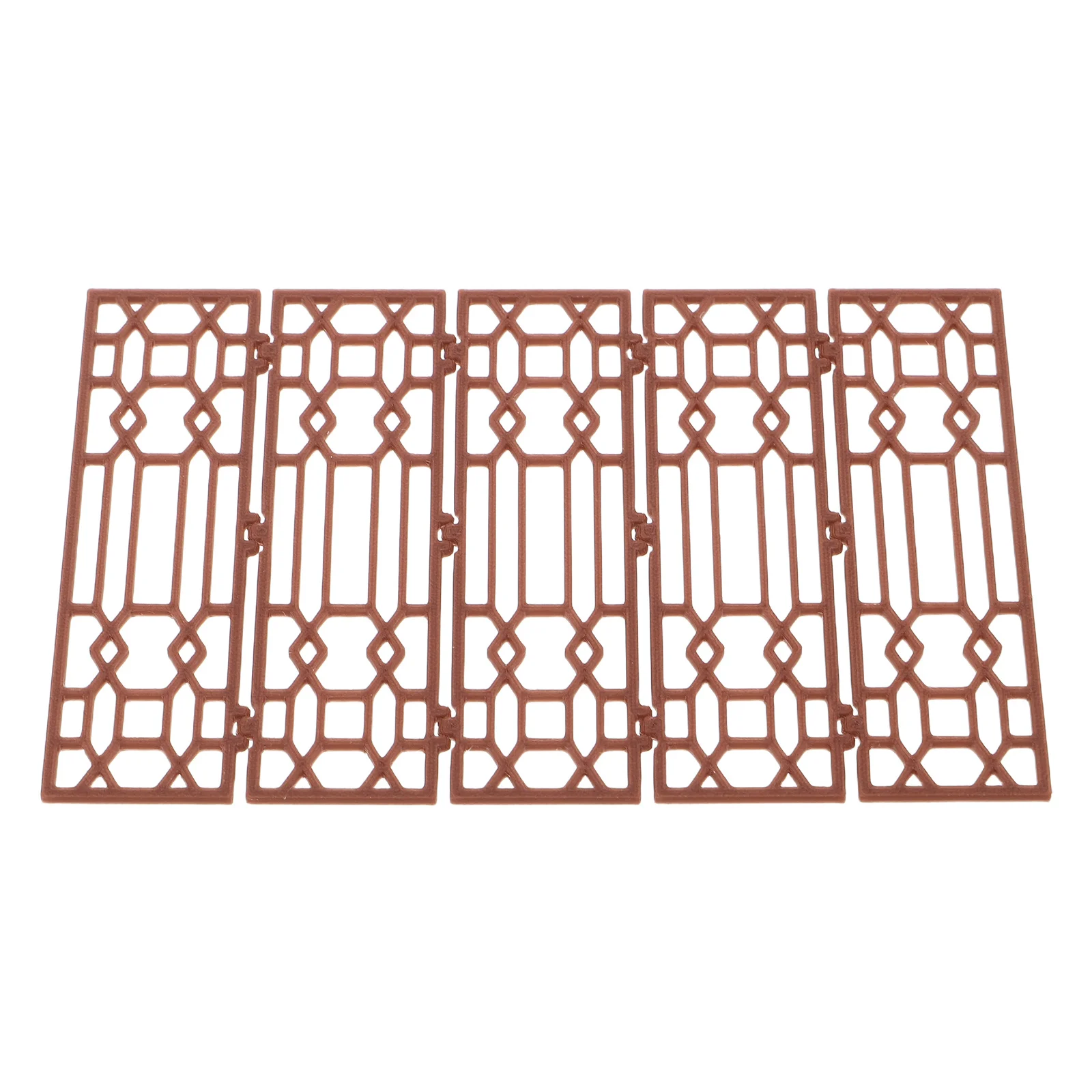 

Mini Chinese Folding Screen Desktop Decorative Screen 5.15x3.34x0.07 Vintage Miniature Room Divider Dollhouse Furniture