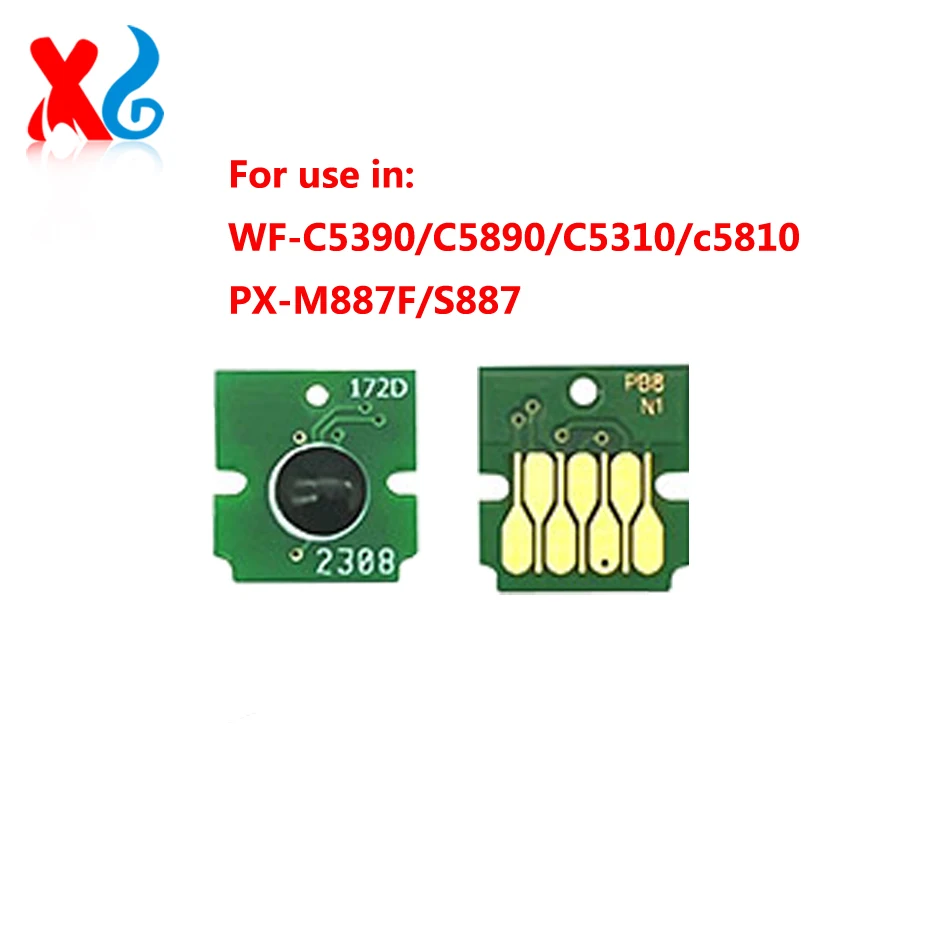 5X/10X/30X/50X/100X C9382 Ink Maintenance Box Chip For Epson WF-C5390 C5890 C5310 C5810 PX-M887F PX-S887 C5890a WF-C5390a