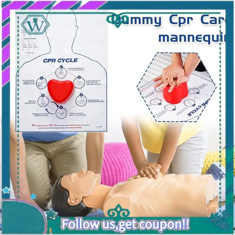 

Upgraded CPR-Training Model,CPR-Saver Training Kit,CPR Compression First-Aid Training Tool,Hands Only CPR-Trainer