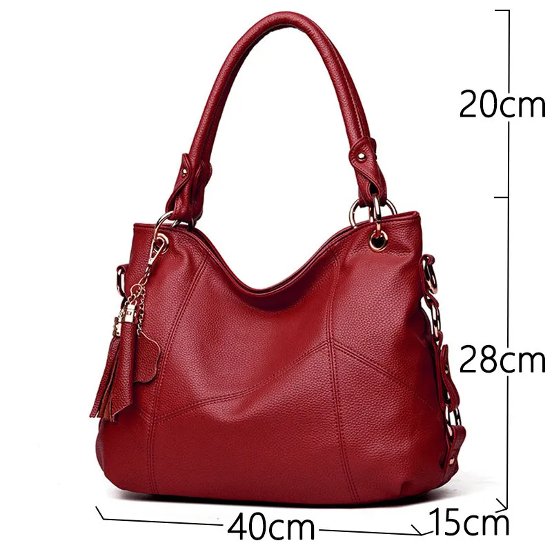 White Leather Tassel Luxury Handbags Women Bags Designer Crossbody Bags for Women 2023 New Shoulder Bag Casual Big Tote Bag Sac