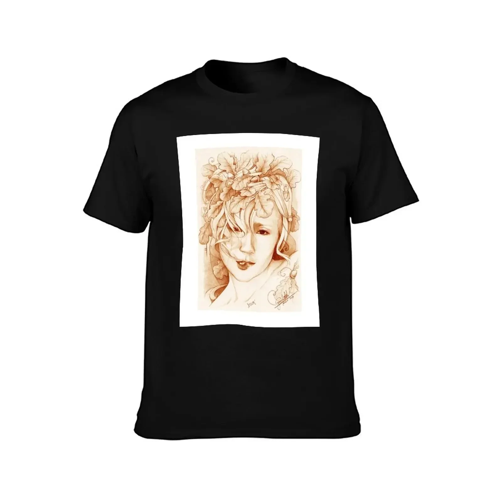 Duir (Oak Spirit - Dryad) T-Shirt Large Size Casual Tee Shirt