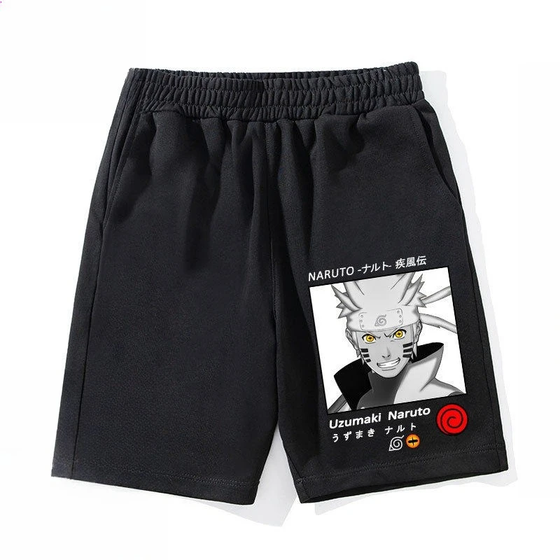 

Шорты Naruto - с принтами Какаши, Наруто, Цунаде, 100% хлопок, дышащие, унисекс, новинка лета 2026, уличная одежда