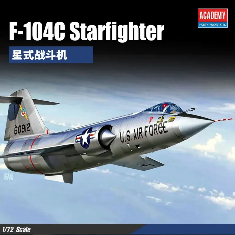 

Academy assembles airplane plastic model kit 12576 USAF F-104C Star Fighter Vietnam War 1/72