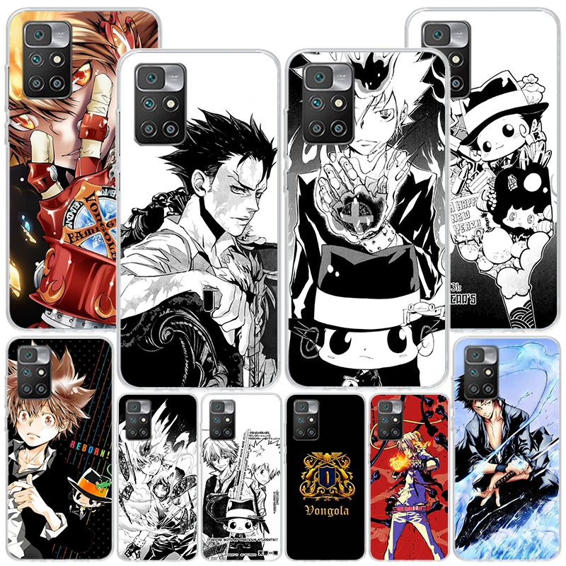 Katekyo Hitman Reborn Phone Case For Xiaomi Redmi 12 12C 10 10C 10A 9 9A 9C 9T 8 8A 7 7A 6 Pro 6A K70 K60 K40 K20 S2 Print Cover