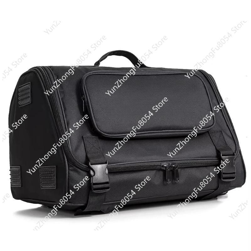 Travel Bag with Accessory Pockets, One Handle, Two Shoulder Straps, Thick, Durable, Black