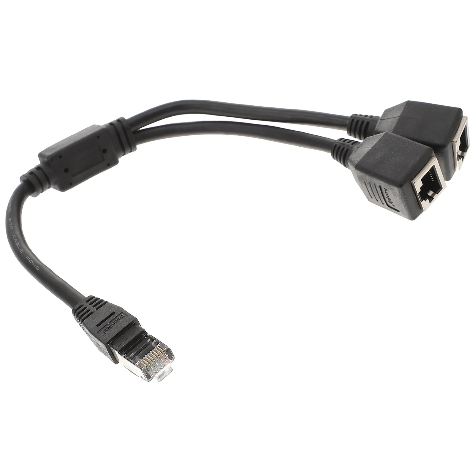 

1pc Network Adapter Cable Gold Plated 8 Pin Shielded Lan Wire Ethernet Splitter PCB Conduction Circuit for Laptop Router