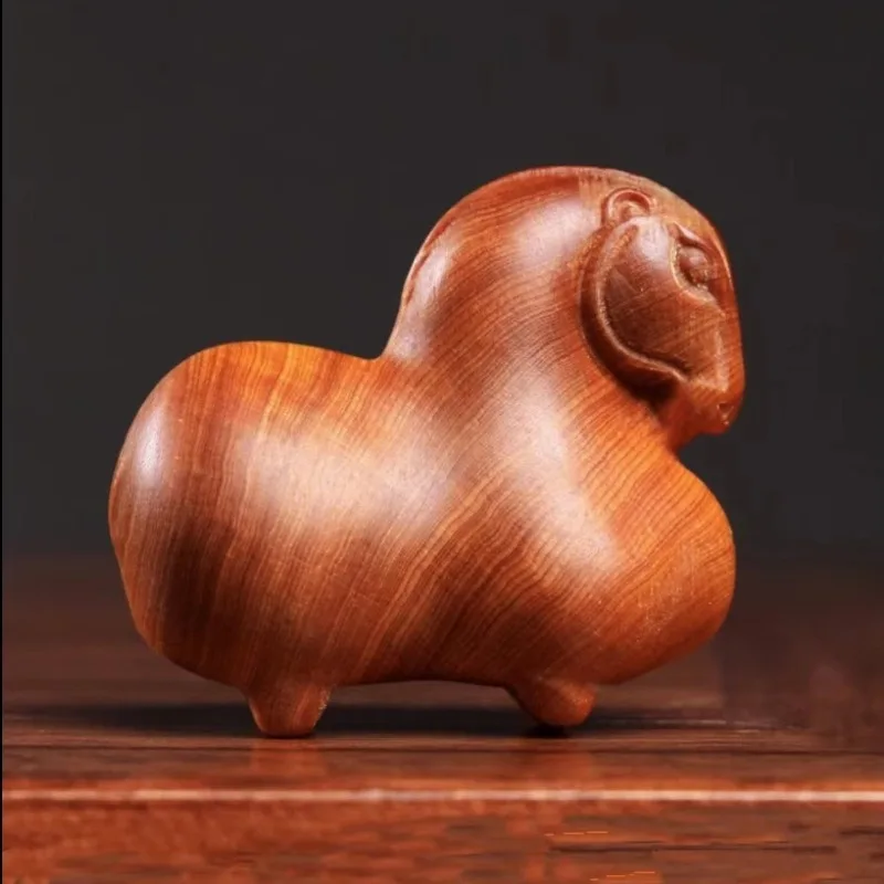 Carved Tang Horse Handheld Scholar Art Animal Zodiac Statue Money Prosperity Decorative Lucky Gift Home Office Desktop Ornament