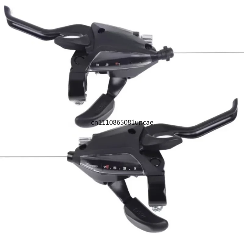 21 24 Speed MTB All-in-one Shifter Brake Lever Mountain Bike Gear Shift Handle Cycling Replacement Upgrade Parts