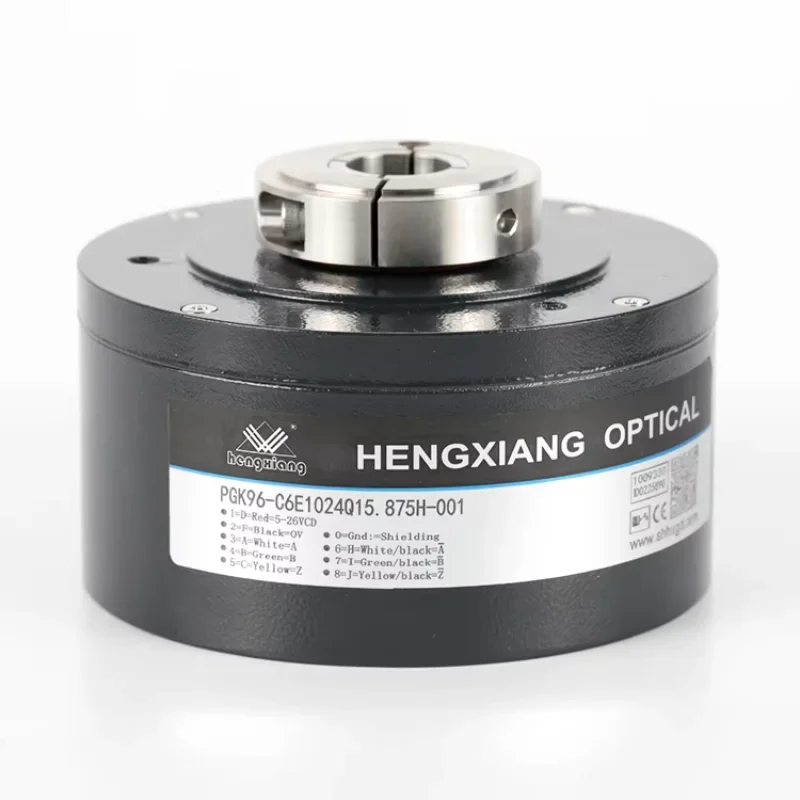 Hengxiang canopen rotary encoder 1024 ppr PGK96 15.875mm hole rotary position car encoder IP67