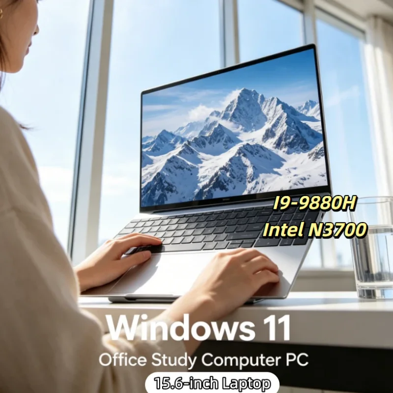 

I9-9880H Intel N3700 Stable 15.6" Portable Office Laptop Windows11 32GB DDR4 2TB SSD Notebook PC Portable Sturdy