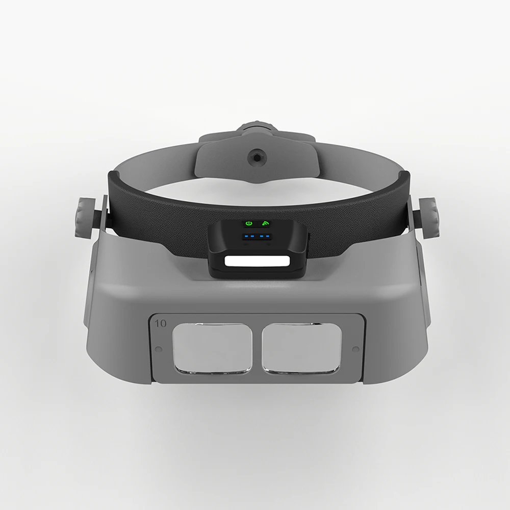 

High-brightness Electric LED Headband Dental Magnifying Loupes with 1.75X-3.5X Magnification 5 Interchangeable Lenses