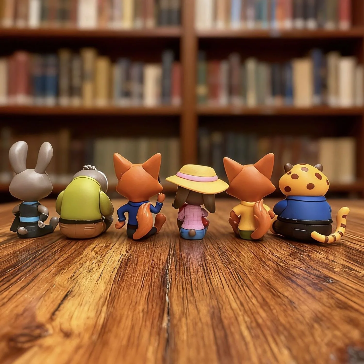 Desktop Decor, Collection DisplayKids' Gifting, ZootopiaToyHot-Selling Zootopia Nick Judy Sitting Series Trendy Blind Box Figure