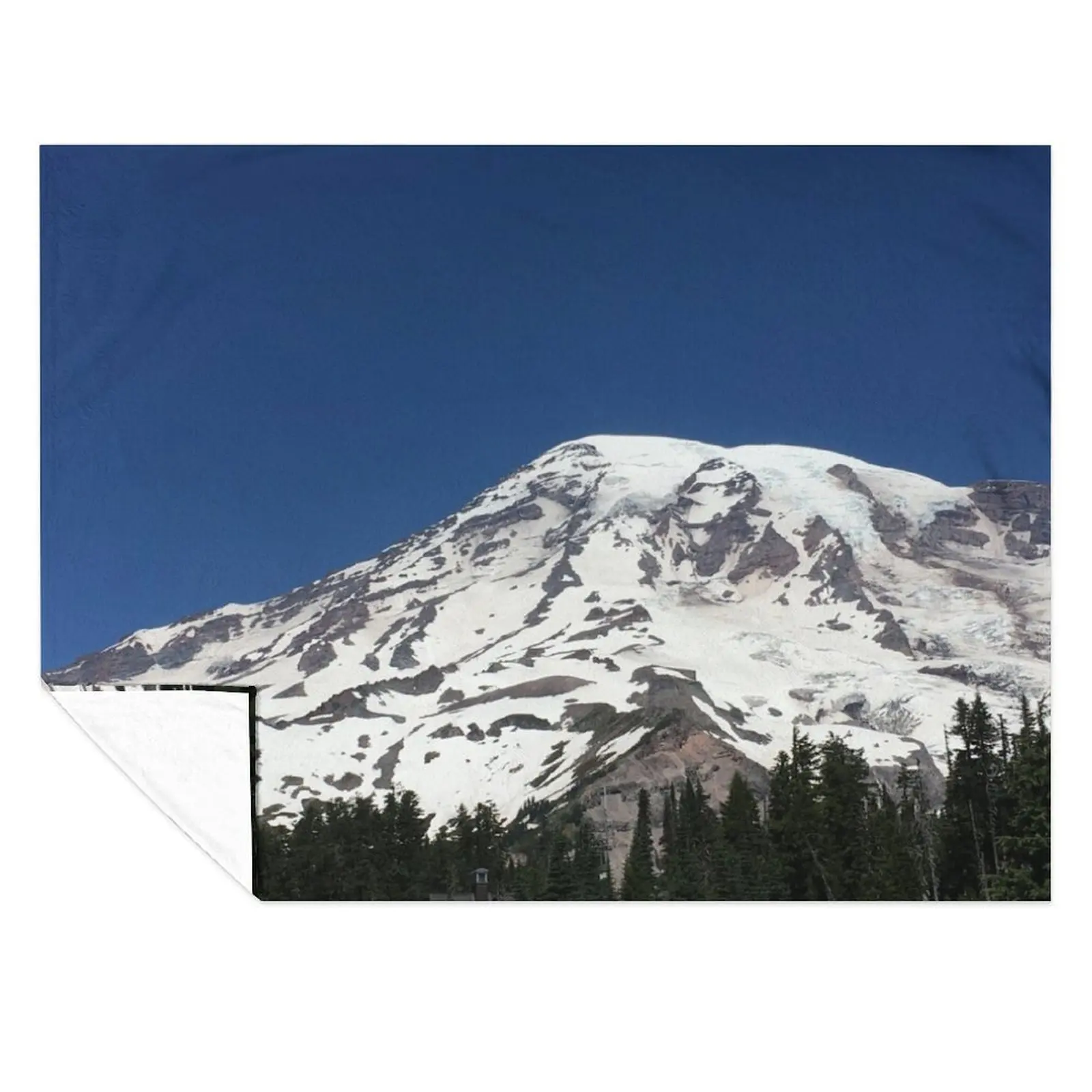 

Mt. Rainier Throw Blanket Stuffeds Travel Kid'S Summer Blankets
