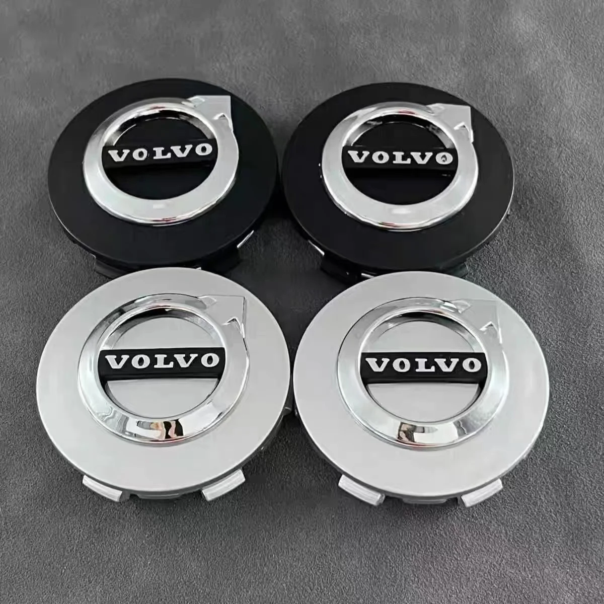 4Pcs Car Hub Cap Wheel Rim Center Replace Cover For Volvo XC60 S60 V40 V50 V60 S80 S40 C30 AWD C70 S40 S60 S80 S90 T6 V70 V9