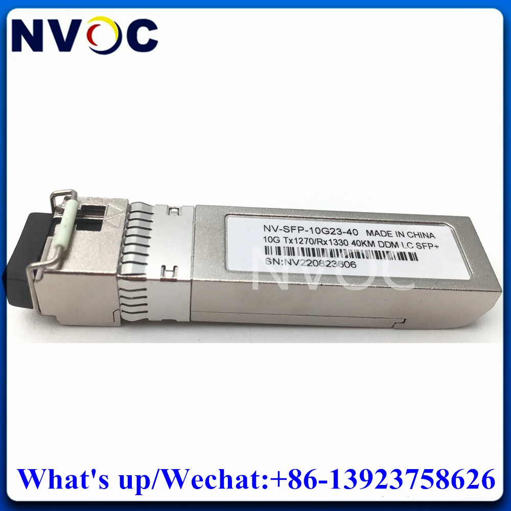 Imagem -03 - Módulo lc do Único Núcleo sm 10 20 40 60 80 100km 10g Sfp Bidi Wdm para o Transceptor Sfp10g-bx-d Sfp-10g-bx-u para Ubiquiti Mikrotik