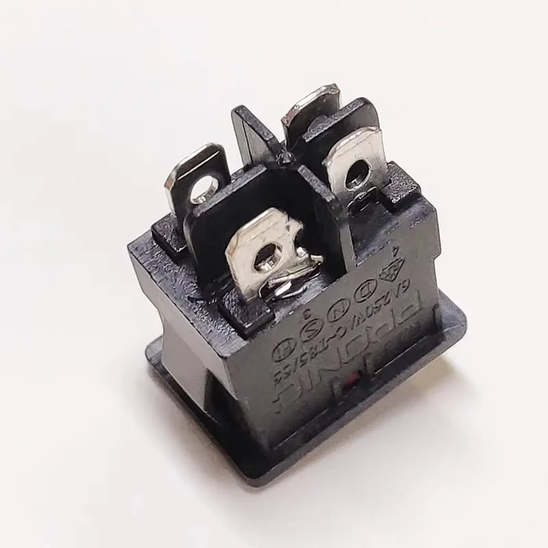 1~5pcs/lot Ship-shaped switch R131-22C-13P four-pin two-position red light 6A 250V 15X21MM