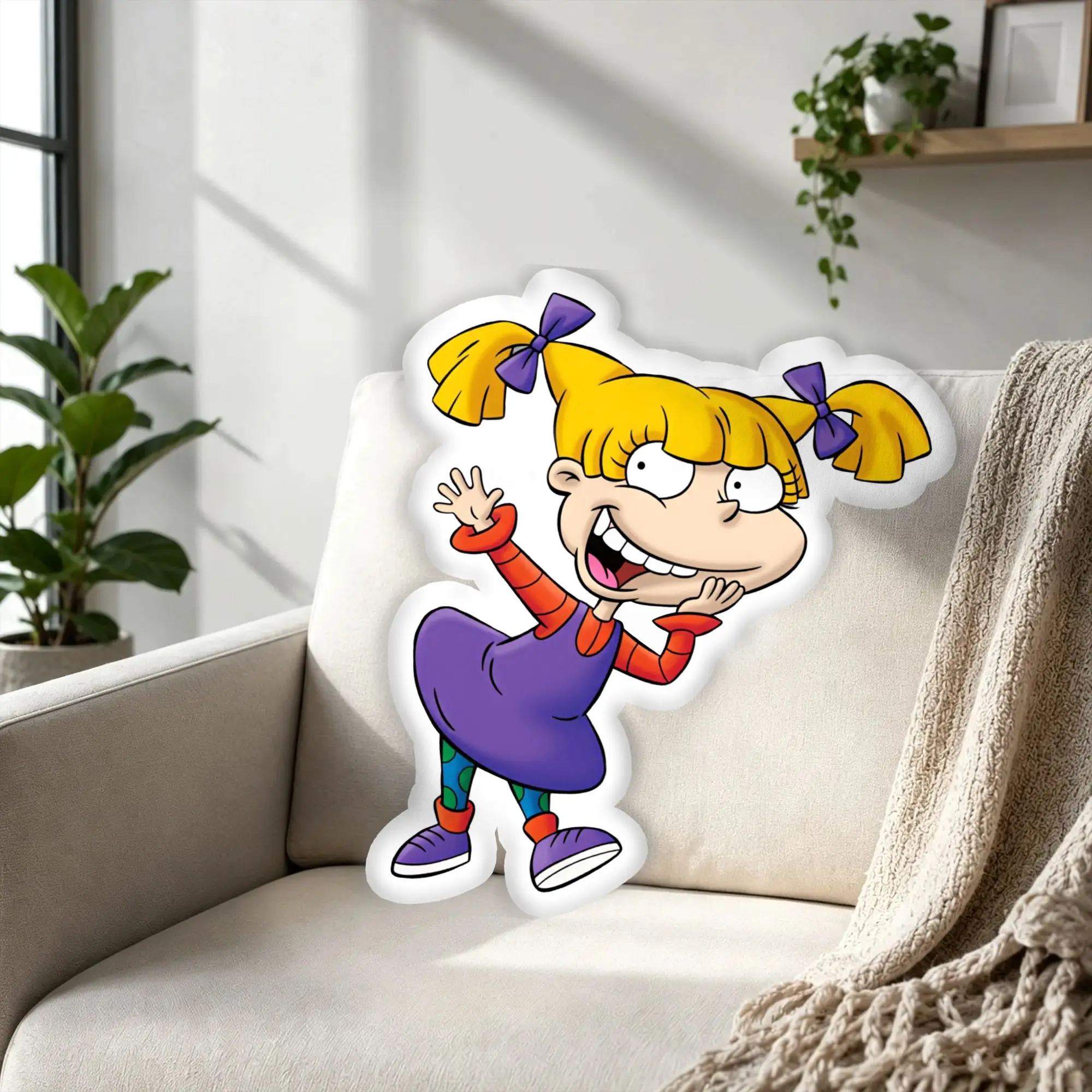 Custom R-Rugrated Cartoon Hot Pillow Cushion Manga Modern Soft Cushion DIY Throw Pillows For Bedroom