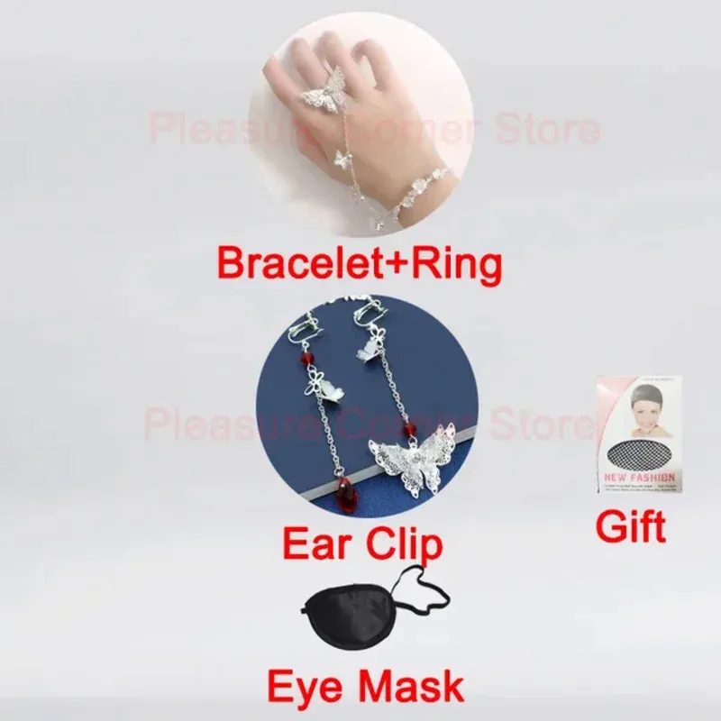 Pré estilo Hua Cheng San Lang peruca cosplay Tian Guan Ci Fu céu bênção OFICIAL Hucheng peruca cosplay Frankie Lian cospl