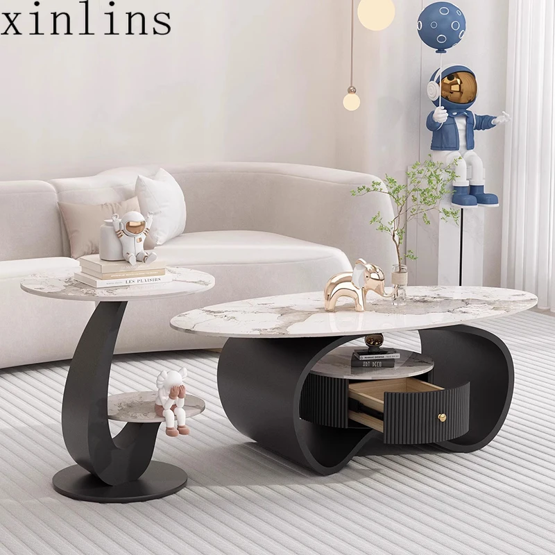 

Living Room Luxury Coffee Table Nordic Modern Simple Minimalist Offee Table Unique Design Mesas De Centro Para Sala Furnitures