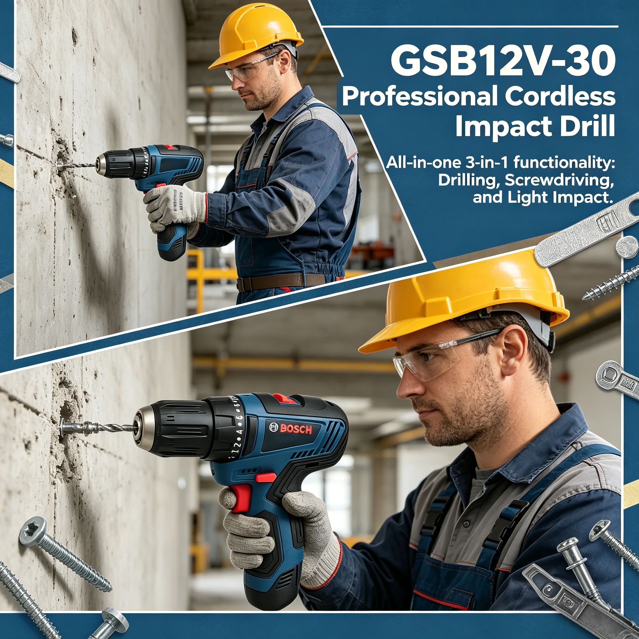 bosch-12v-rechargeable-power-drill-ergonomic-grip-electric-screwdriver-precise-drilling-for-workshop-daily-repair-projects