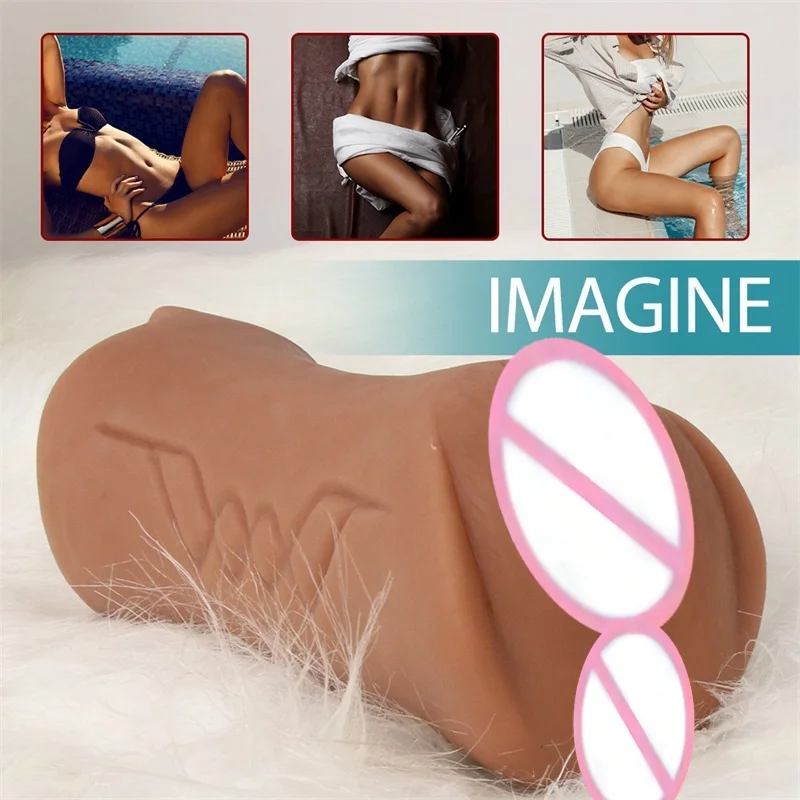 Men\'s manual comfort airplane cup mouth, vagina, anus three-in-one simulation inverted mold masturbation soft glue adult sex toy