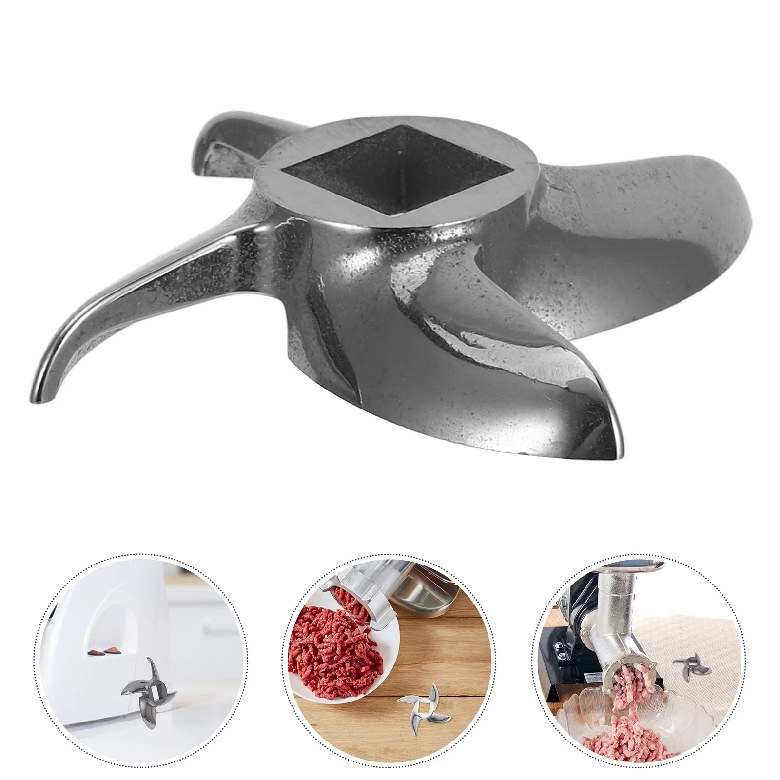 

Meat Grinder Grinding Blades Stainless Steel Knife for Sausage Maker Electric Mincer Replacement Parts Kitchen Use