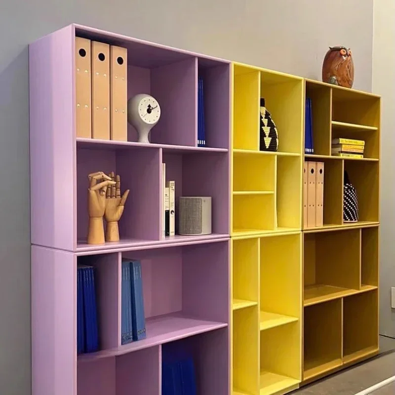 Bookshelf whole wall full wall color flat replacement medieval design solid wood flat replacement
