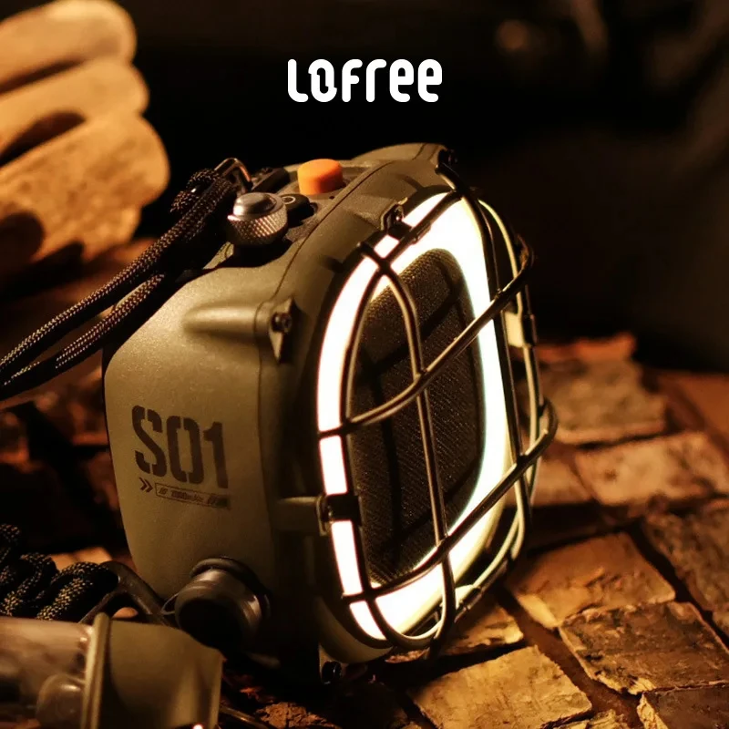 Lofree loudspeaker Wireless charging small outdoor waterproof portable high quality Bluetooth speaker