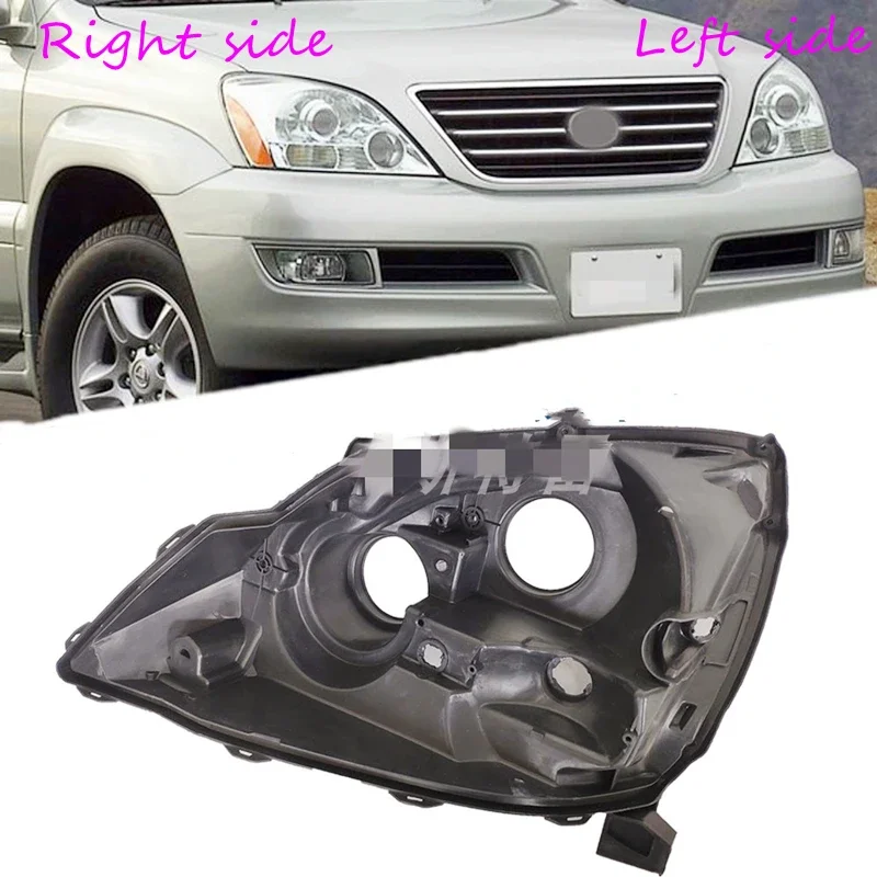 Headlight Base for Lexus GX470 2004 2005 2006 2007 2008 2009 Headlamp House Car Rear Base Front Auto Headlight Back House