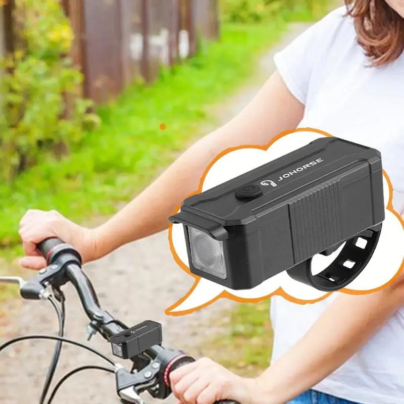 Bikes Lights For Night Riding Rechargeable Bicycles Headlight With Horn Bikes Flashlight Adjustable Bikes Lights Waterproof