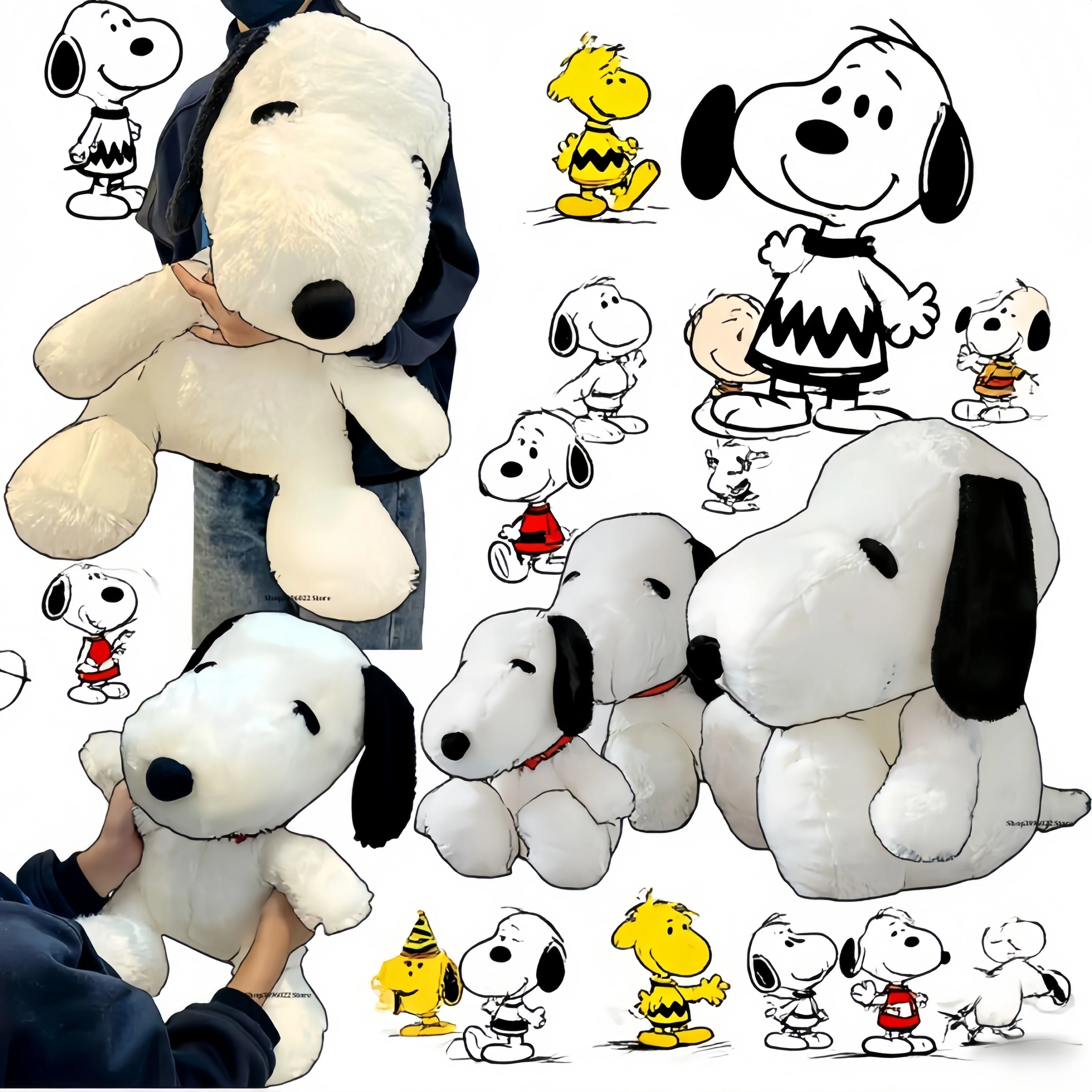 

40/60 см плюшевая игрушка Snoopy, мягкая мультяшная аниме, удобная плюшевая подушка для объятий, спинка дивана, плюшевая кукла, подарки на день рождения