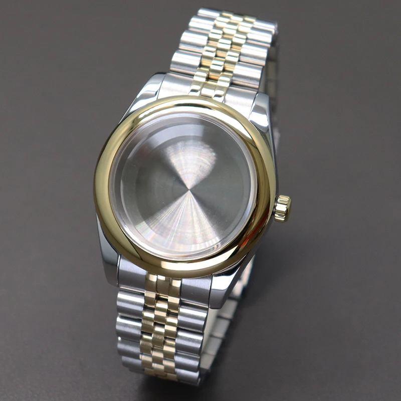 

36mm 40mm Waterproof Automatic Watch Case 5-link Bracelet For Nh34 Nh35 Nh36 Nh38 8215 Movement 28.5mmDial Sapphire Glass Oyster