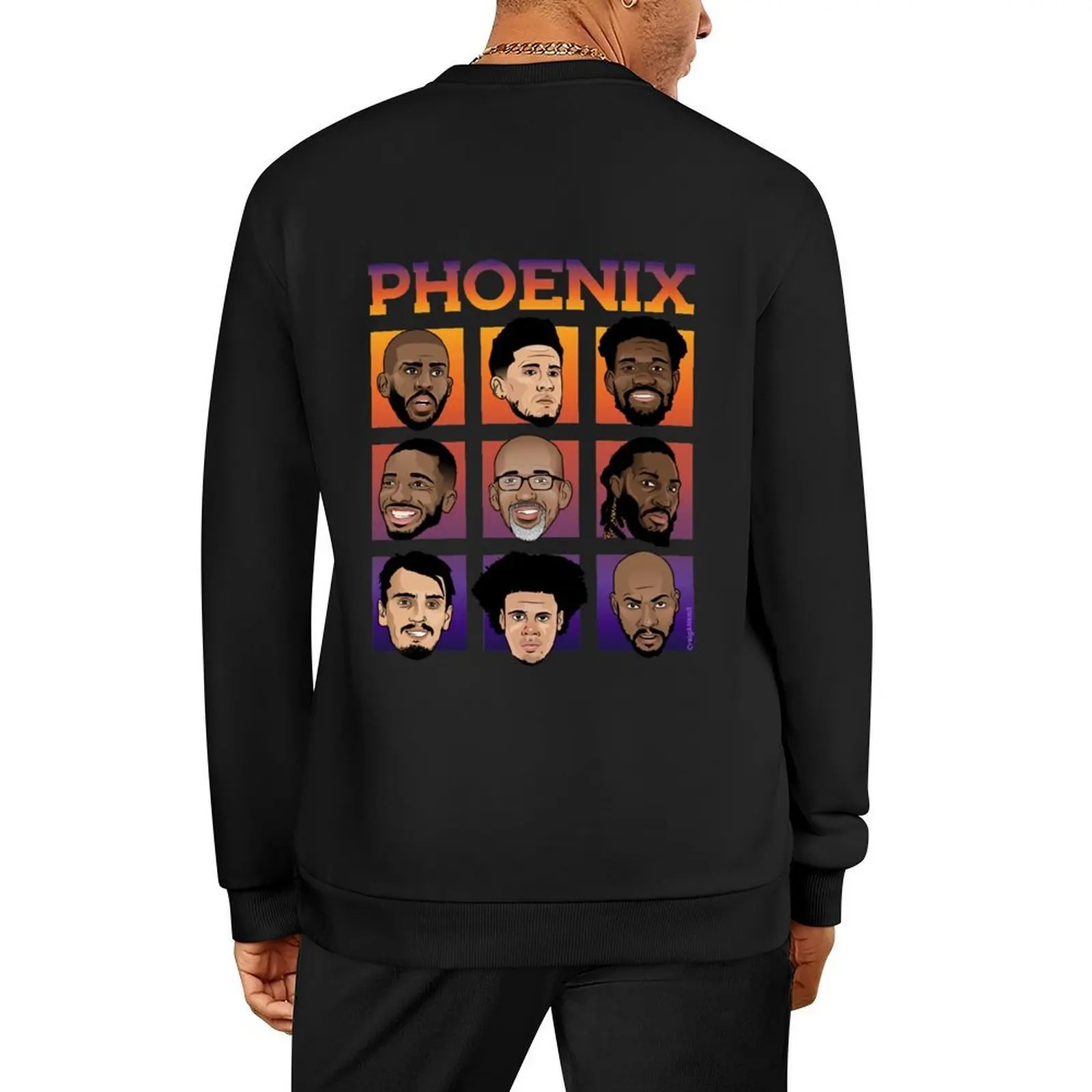 

Phoenix Roster 20-21 Sunset edition. Pullover blouse men's winter sweater winter clothes autumn clothes sweatshirt for men