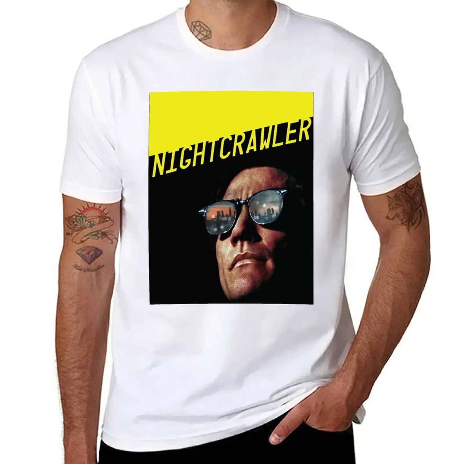 New Movie: Nightcrawler with Jake Gyllenhaal T-Shirt new edition shirts graphic anime shirts men