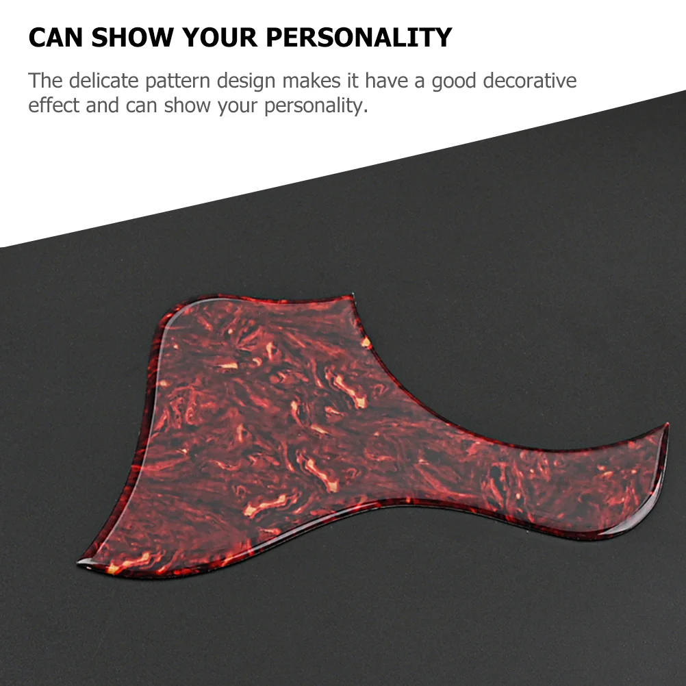 Guitar Pickguard Acoustic Folk Pickguards Impact Protection Parts Electric Scratch Plate Accessory Pvc Celluloid