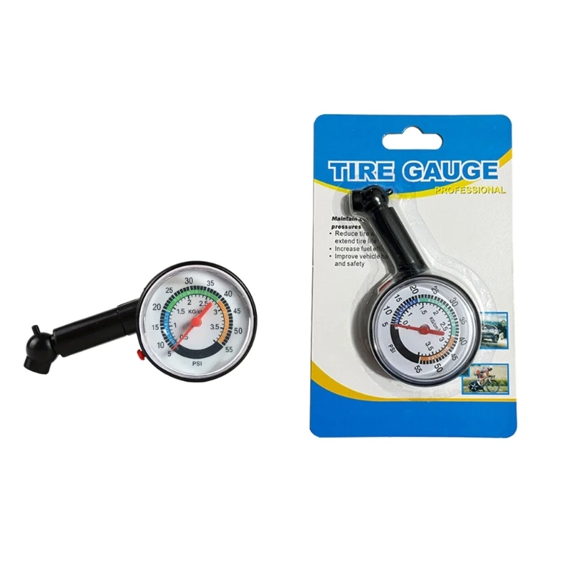 Professional ABS Tire Pressure Gauge Mechanical Lightweight & Strong Monotor for Vehicles & Bikes
