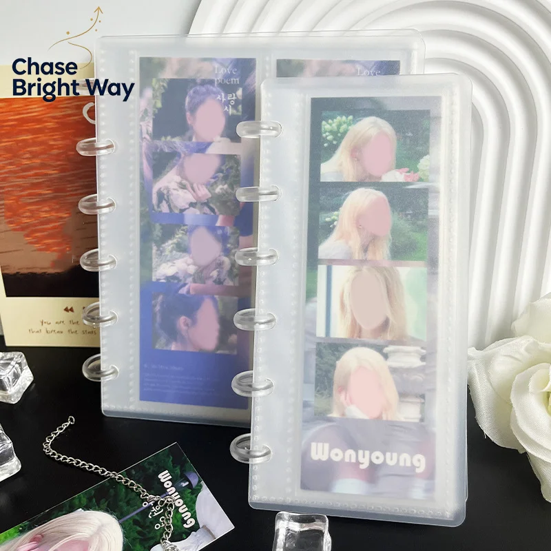 Kpop Idol Photo Album Binding Folder Card Collection Loose-leaf Folder Photo Card Holder Mini Film Collection Book Album Gift