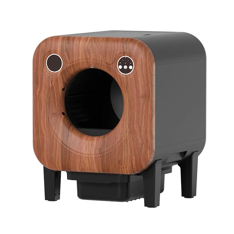 

Smart Cat Litter Box Easy Clean Self-cleaning Fully Automatic Extra Large Odor Removal Electric ABS+PP Material