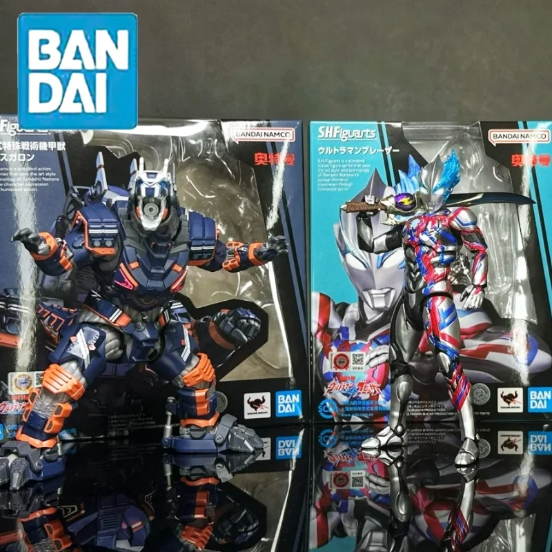 

Original Bandai Shf Earth Garon Type 23 Special Tactical Armored Kauu Ultraman Anime Action Figures Model Ornaments Toy Gift