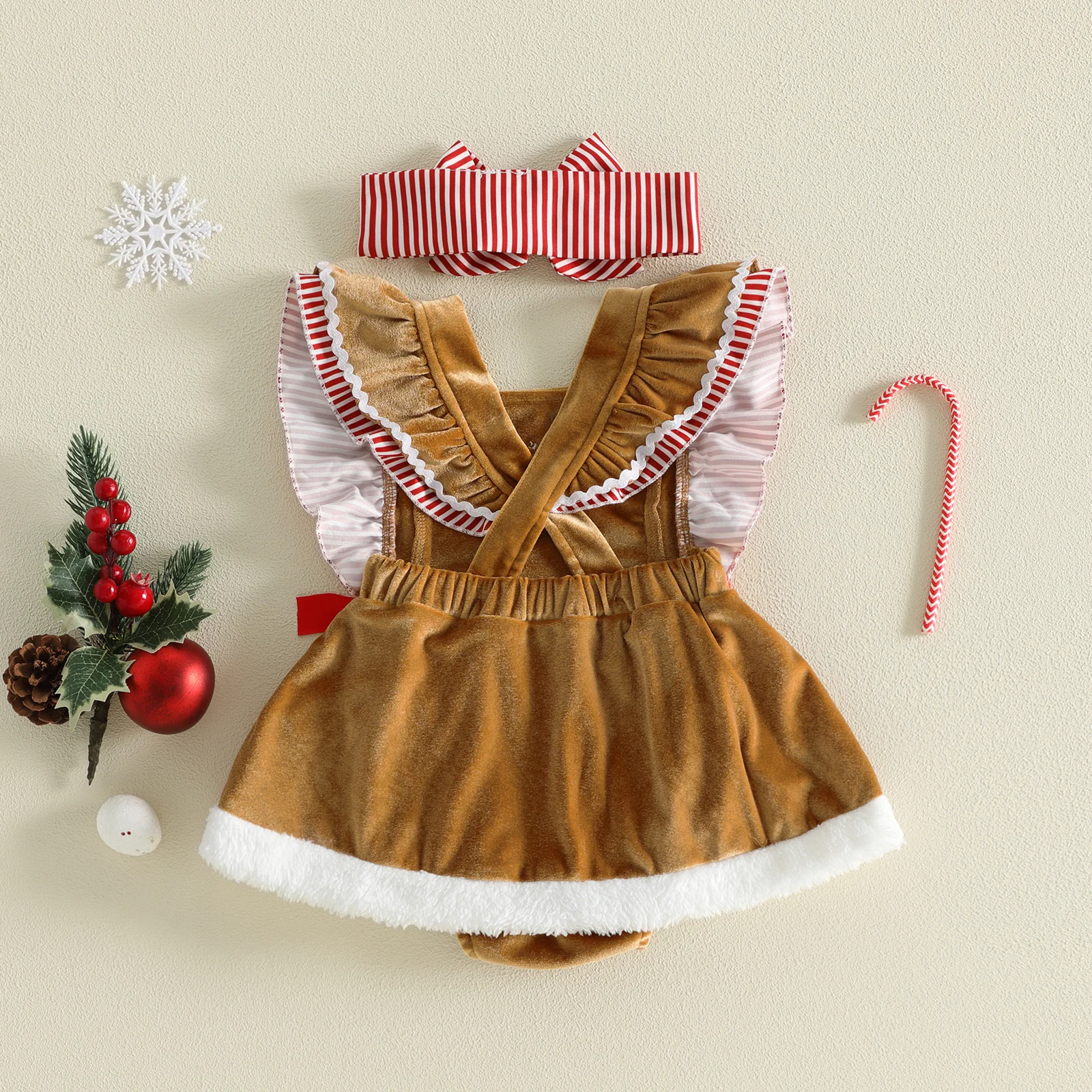 Baby Girl Christmas Outfit Gin - Baby Xmas Clothing recension och pris